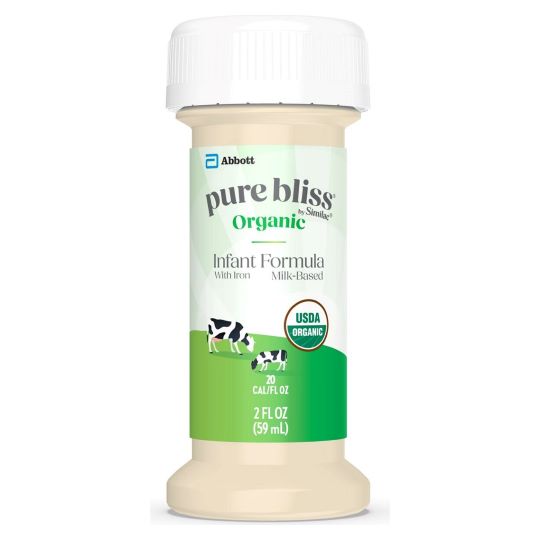 Pure Bliss by Similac Organic Infant Formula Ready to Feed 2 fl oz Bottle Pack of 48