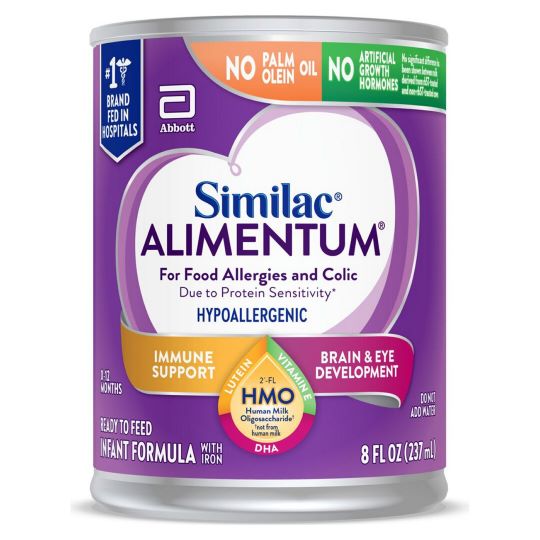 Similac Alimentum Infant Formula Ready to Feed 8 fl oz Can Case of 24