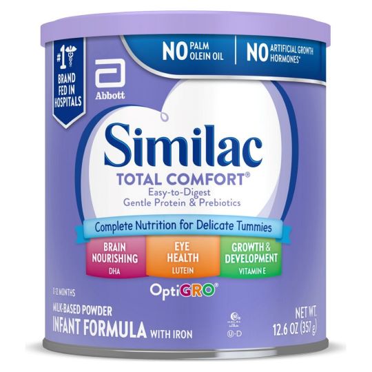 Similac Total Comfort Infant Formula, 12.6-oz Can