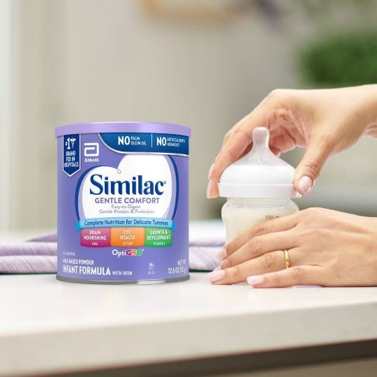 Similac Total Comfort Infant Formula Powder 12.6 oz Can, Case of 6