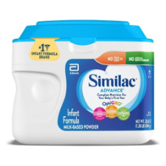 Similac® Advance®* Infant Formula with Iron, Baby Formula, Powder, 20.6 oz