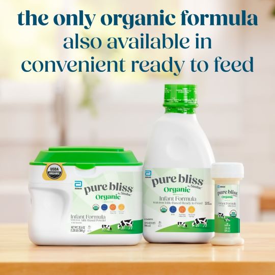 Pure Bliss by Similac Organic Infant Formula Powder 20.6 oz Tub
