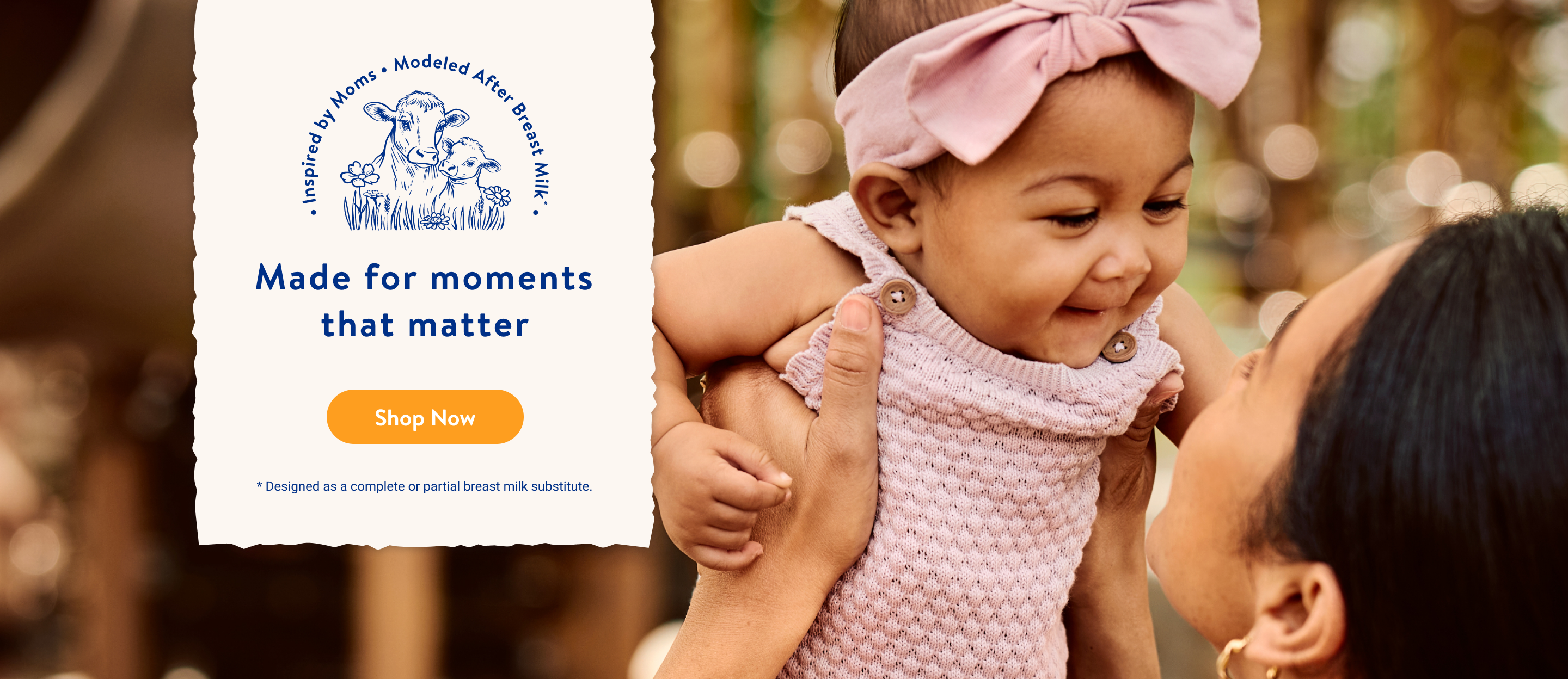 Organic Baby Formula Designed to be a Substitue for Breast Milk | Similac®