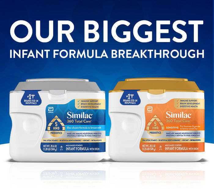 Similac Products, Infant Formula & Toddler Drinks | Similac®