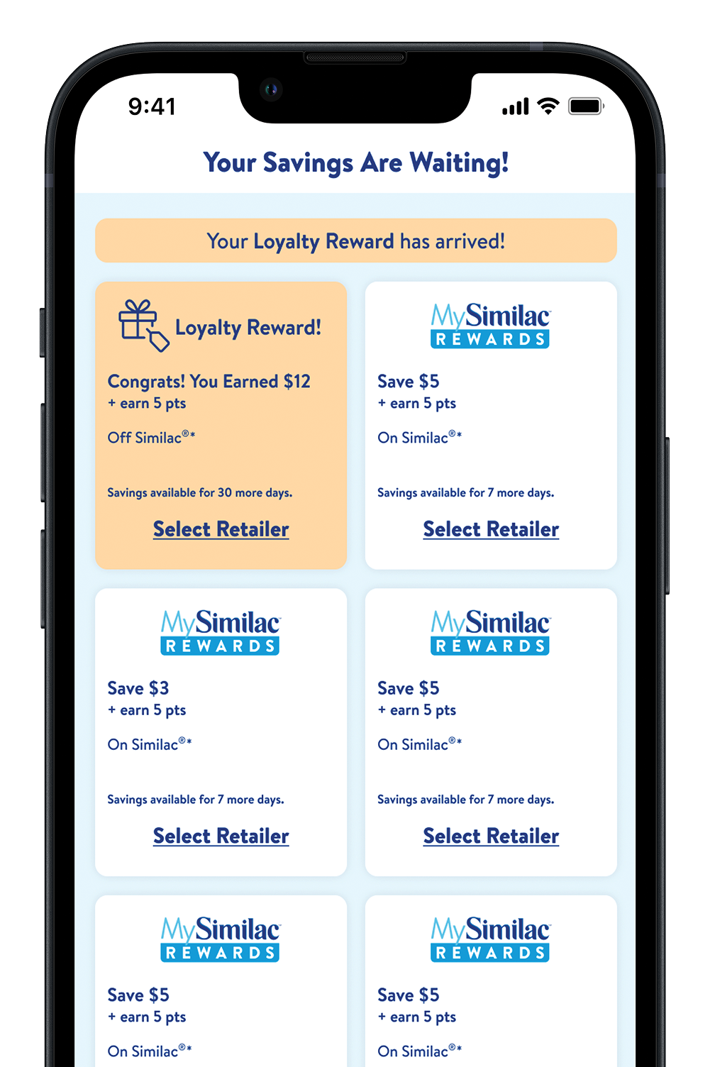 Qucik access to offers