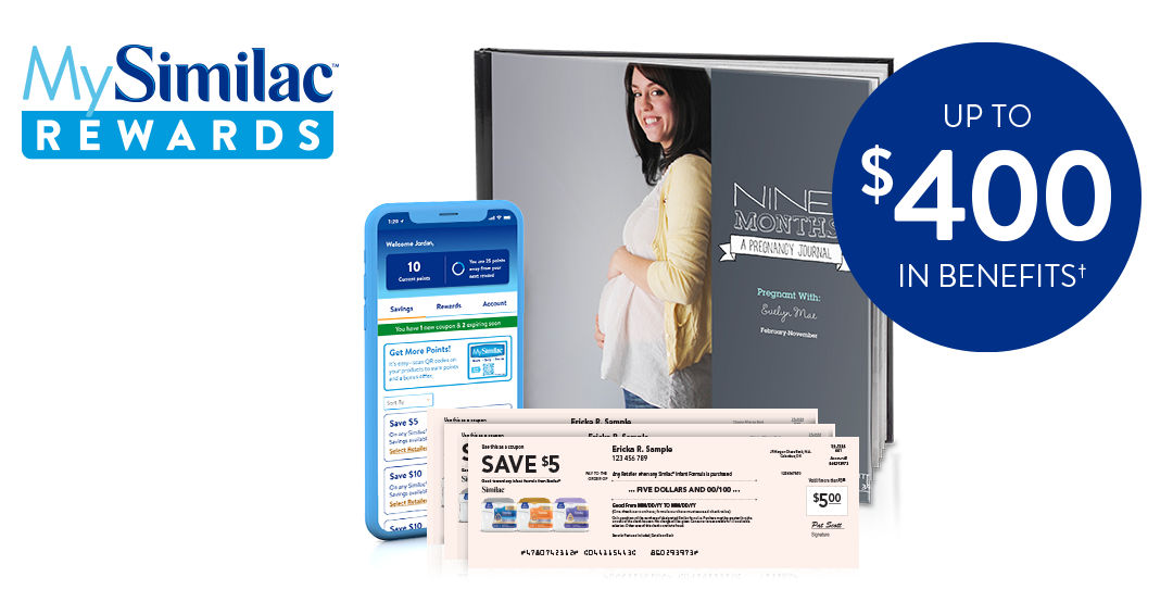 MySimilac® Rewards 2023 Formula Coupons & Baby Freebies‡